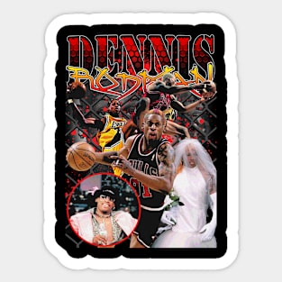 rodman mix 2 Sticker